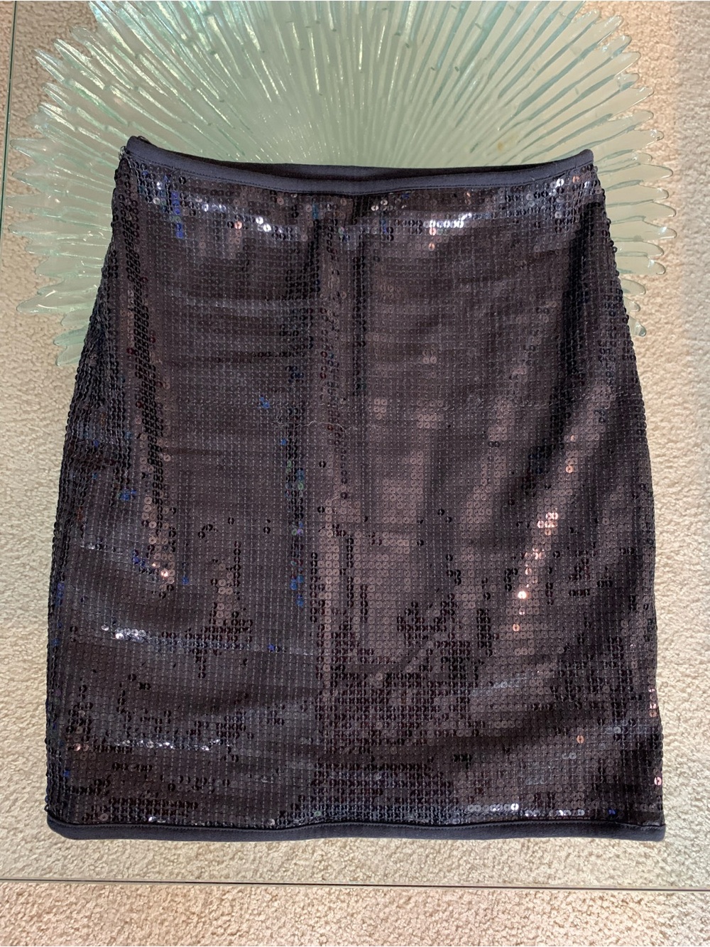 💜 Talula Aritzia Black Sequin Skirt